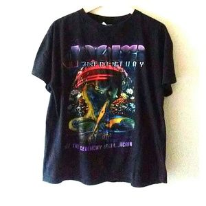 THE DOORS Authentic 2003 Concert Tee Sz M Unisex